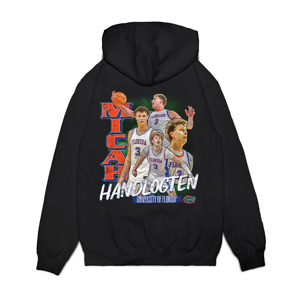 Florida - NCAA Men's Basketball : Micah Handlogten - Collage Premium Hooded Sweatshirt-1