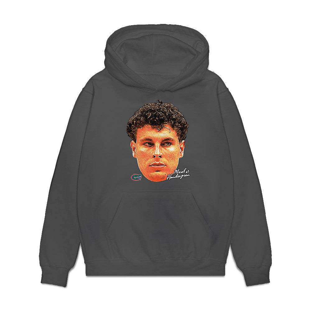 Florida - NCAA Men's Basketball : Micah Handlogten - Game Face Premium Hooded Sweatshirt-0