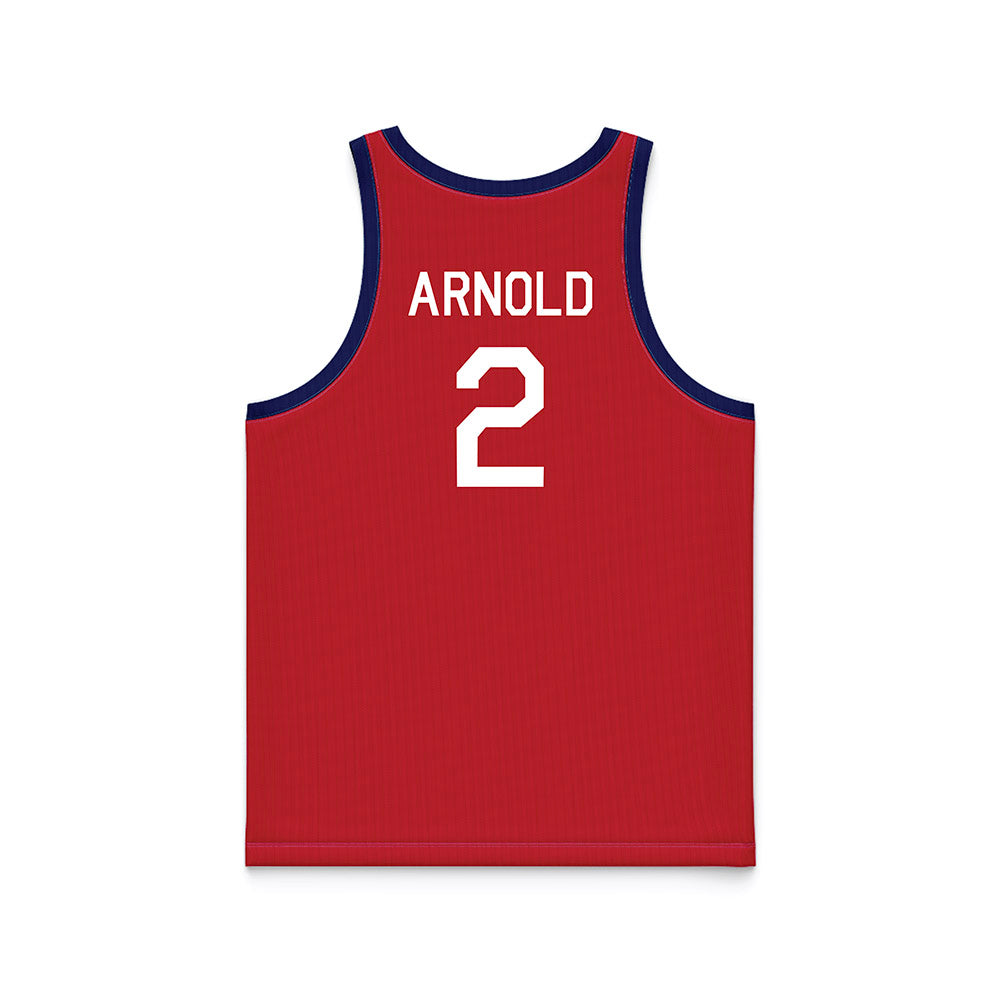 Arizona - NCAA Men's Basketball : Addison Arnold - Hardwood Reissue Basketball Jersey-1
