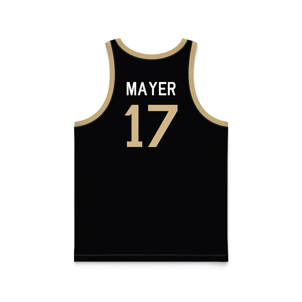 Purdue - NCAA Men's Basketball : Omer Mayer - Hardwood Reissue Basketball Jersey-1