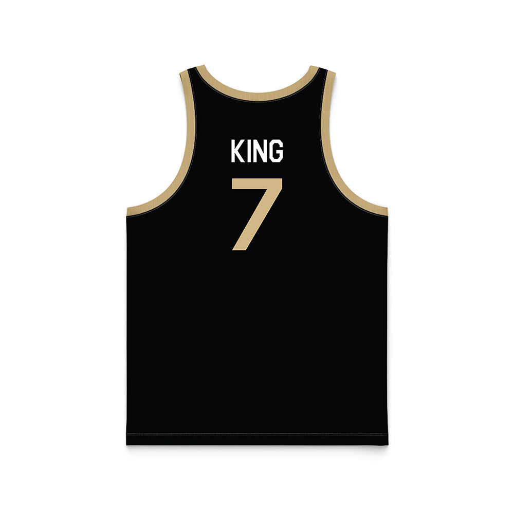 Purdue - NCAA Men's Basketball : Samuel King - Hardwood Reissue Basketball Jersey-1