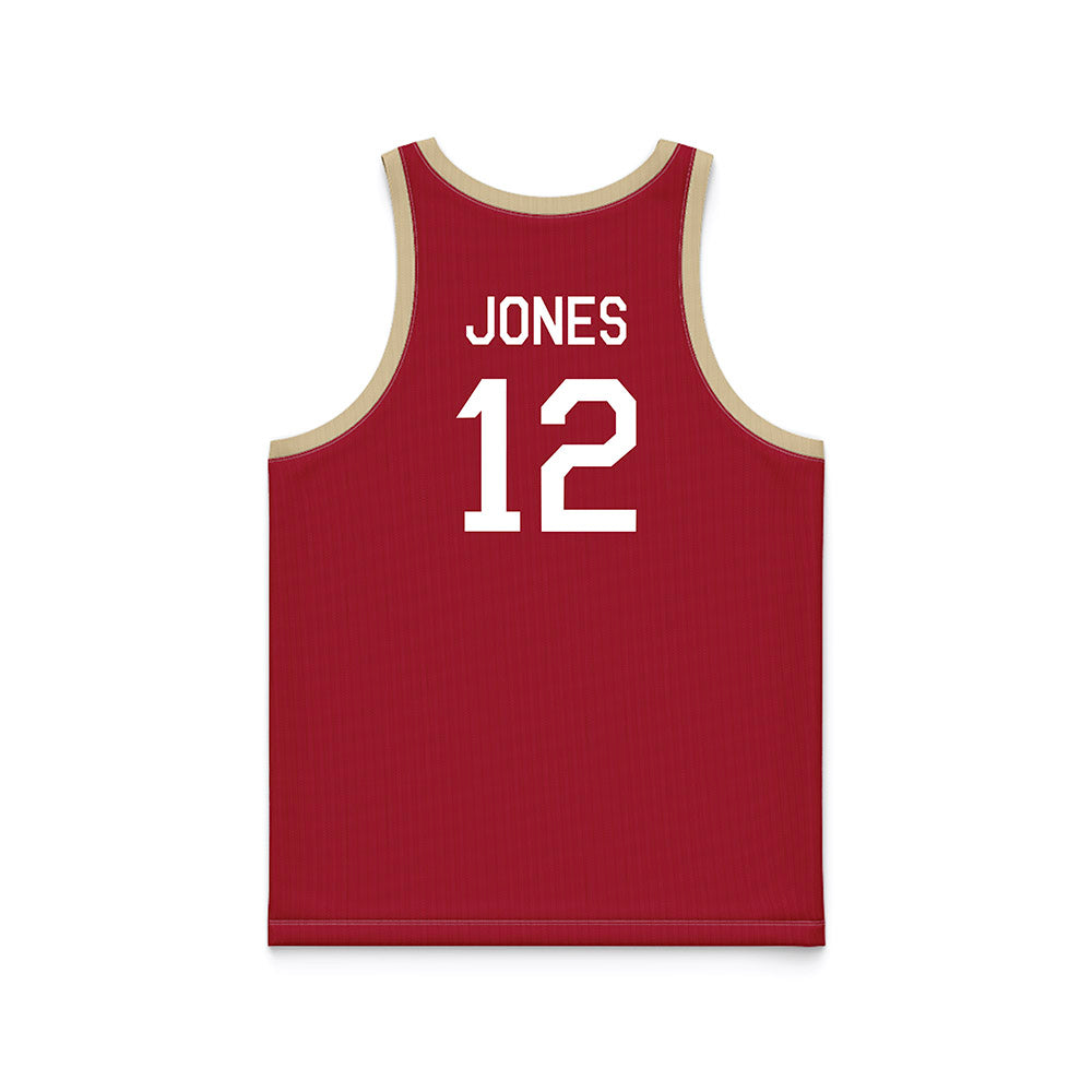 Oklahoma - NCAA Men's Basketball : Jadon Jones - Hardwood Reissue Basketball Jersey-1