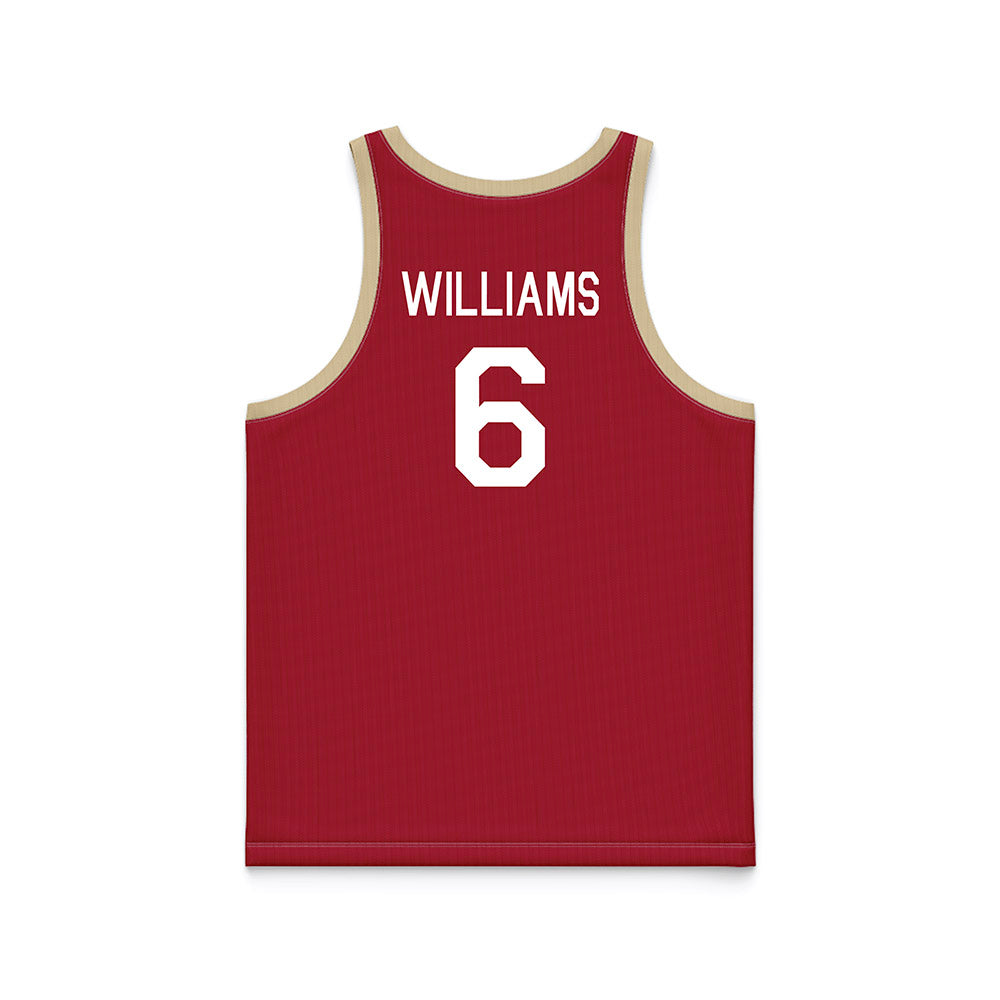 Oklahoma - NCAA Women's Basketball : Sahara Williams - Hardwood Reissue Basketball Jersey-1