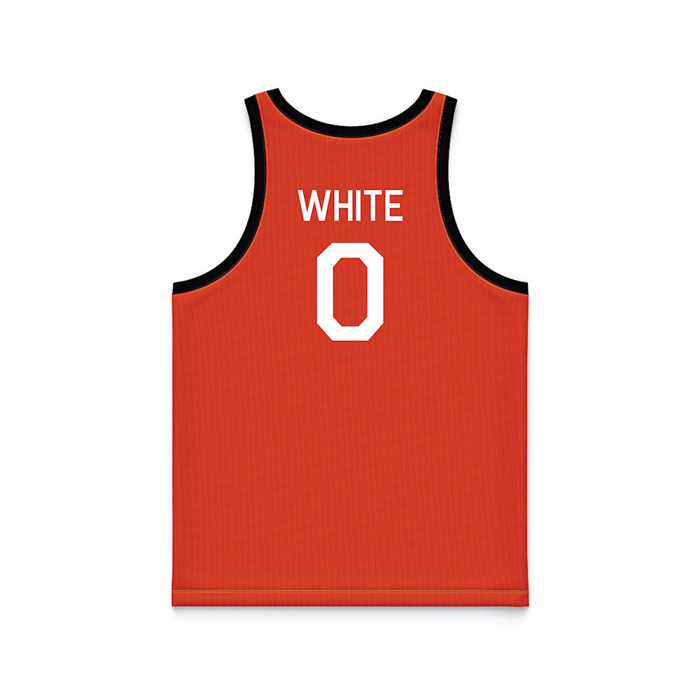 Oregon State - NCAA Men's Basketball : Desmond White - Hardwood Reissue Basketball Jersey-1