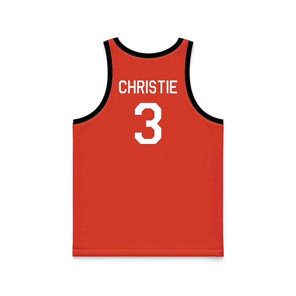 Oregon State - NCAA Men's Basketball : Malcolm Christie - Hardwood Reissue Basketball Jersey-1