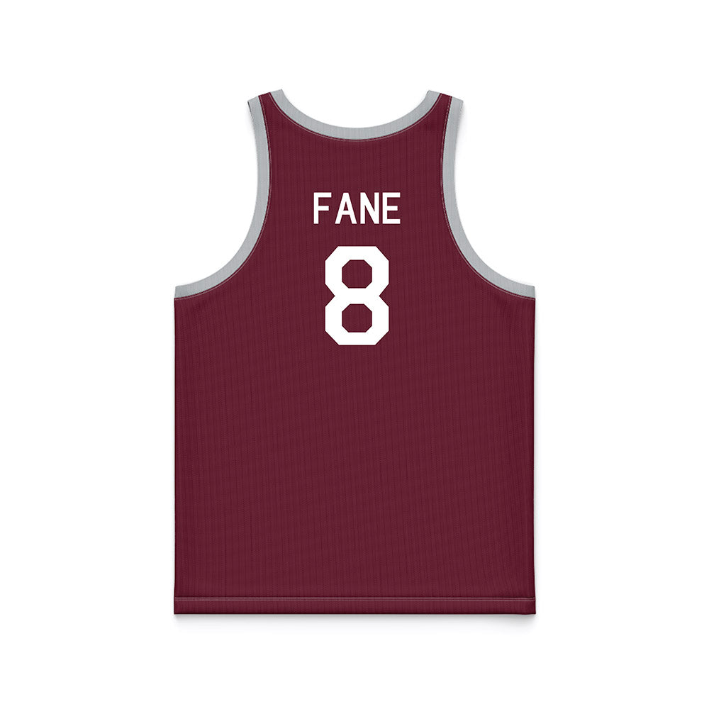 Mississippi State - NCAA Women's Basketball : Awa Fane - Maroon Hardwood Basketball Jersey-1