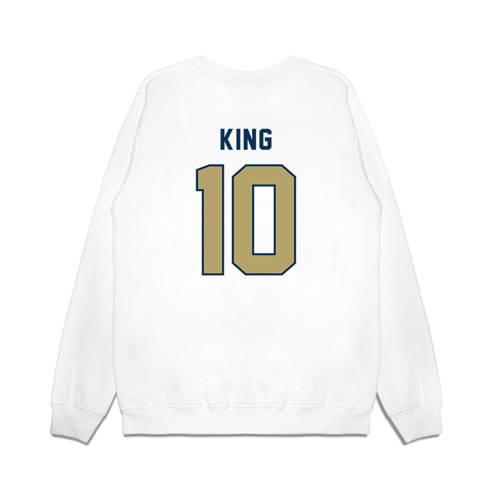 Georgia Tech - NCAA Football : Haynes King - Heisman Premium Crewneck Sweatshirt-1