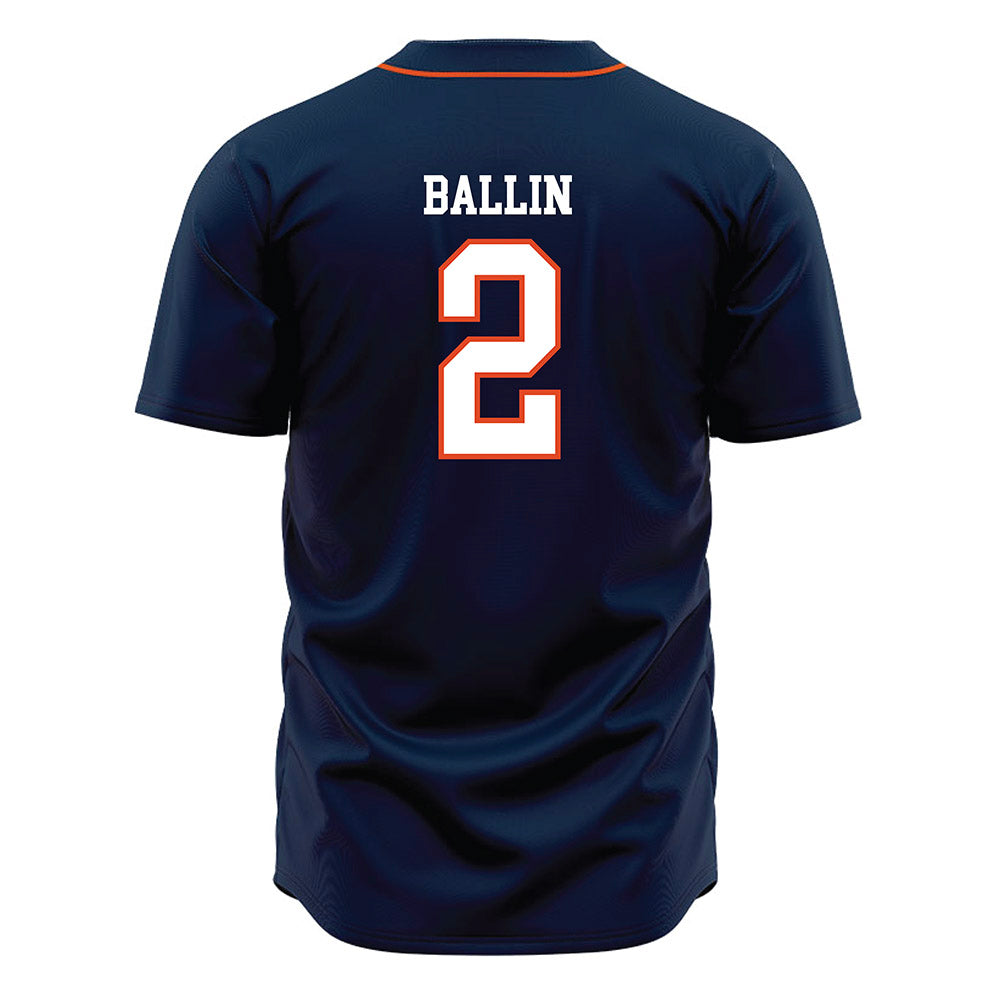 UTSA - NCAA Baseball : Jordan Ballin - Navy Jersey-1