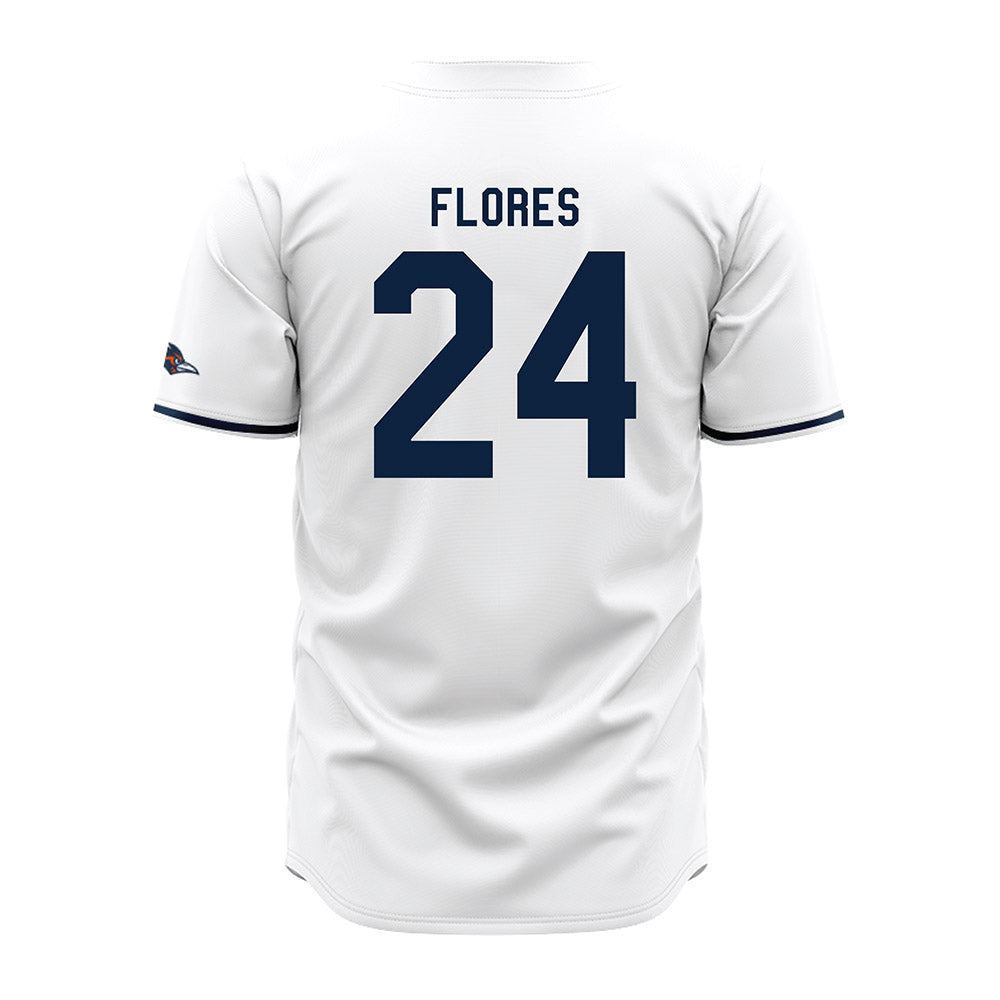 UTSA - NCAA Baseball : Ryan Flores - White Jersey-1