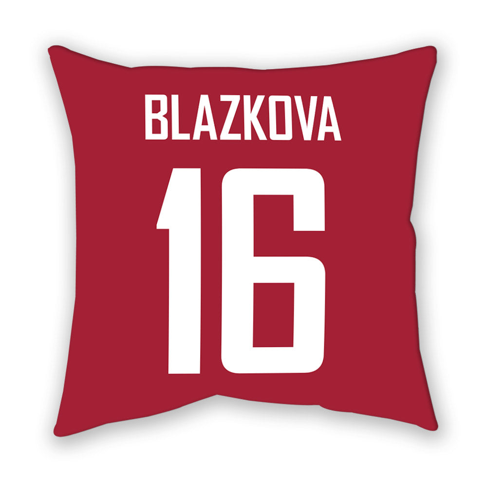 WSU - NCAA Women's Volleyball : Lucie Blazkova - Pillow-1