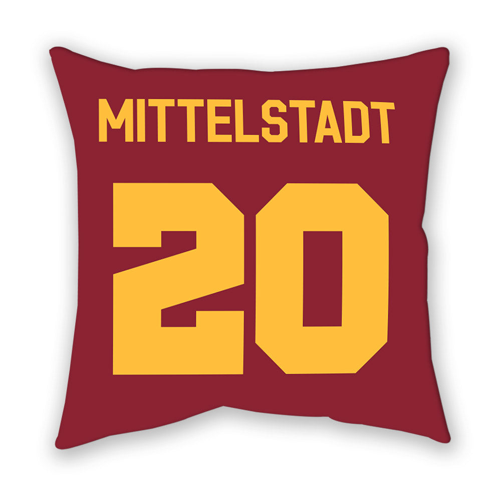 Minnesota - NCAA Men's Ice Hockey : Luke Mittelstadt - Pillow-1