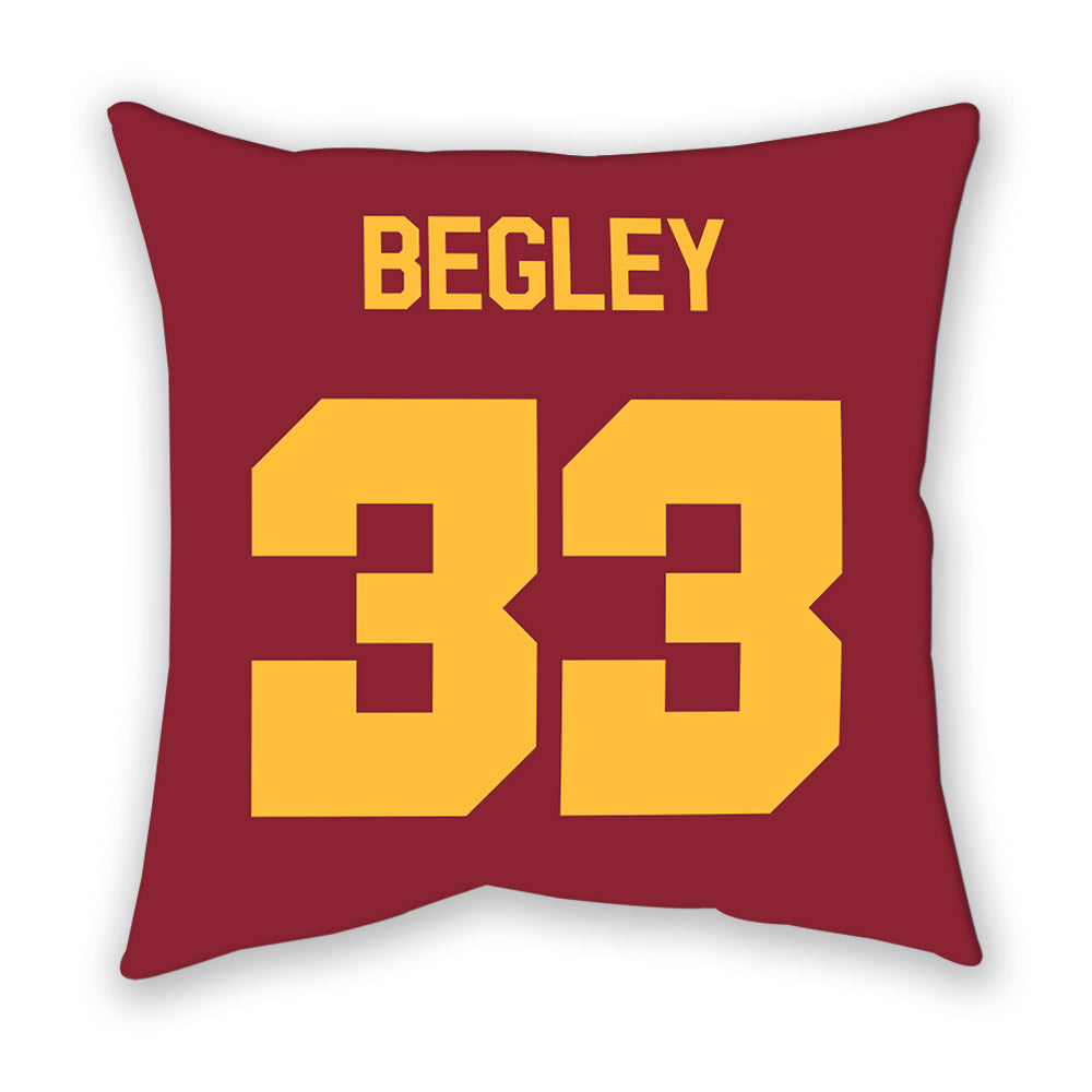 Minnesota - NCAA Men's Ice Hockey : Axel Begley - Pillow-1
