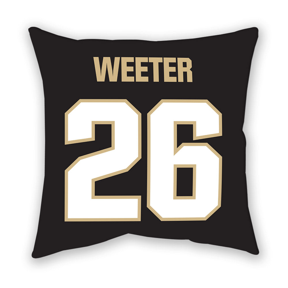 Purdue - NCAA Football : Jack Weeter - Pillow-1