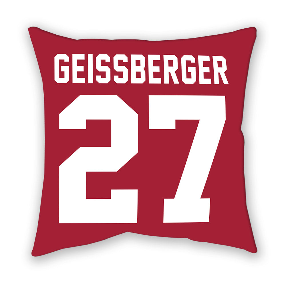 Oklahoma - NCAA Women's Volleyball : Kari Geissberger - Pillow-1