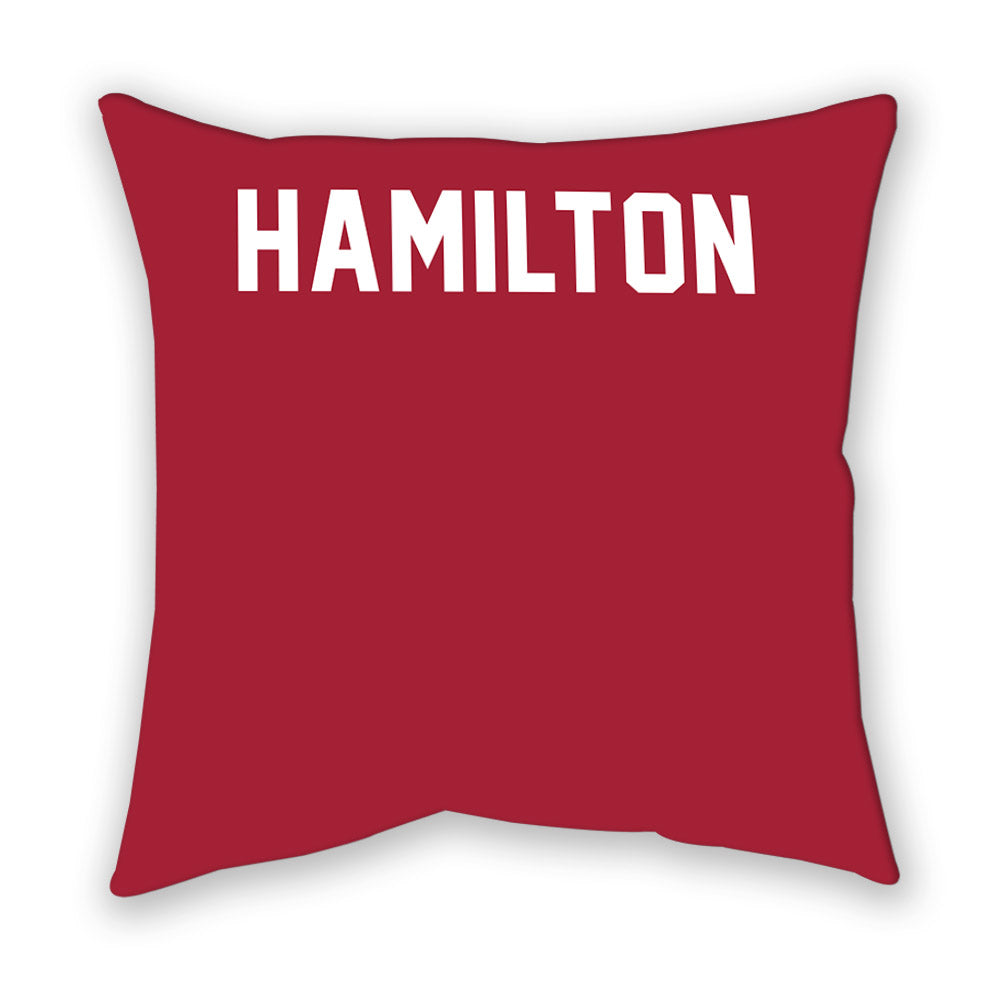 Oklahoma - NCAA Men's Gymnastics : Nico Hamilton - Pillow-1
