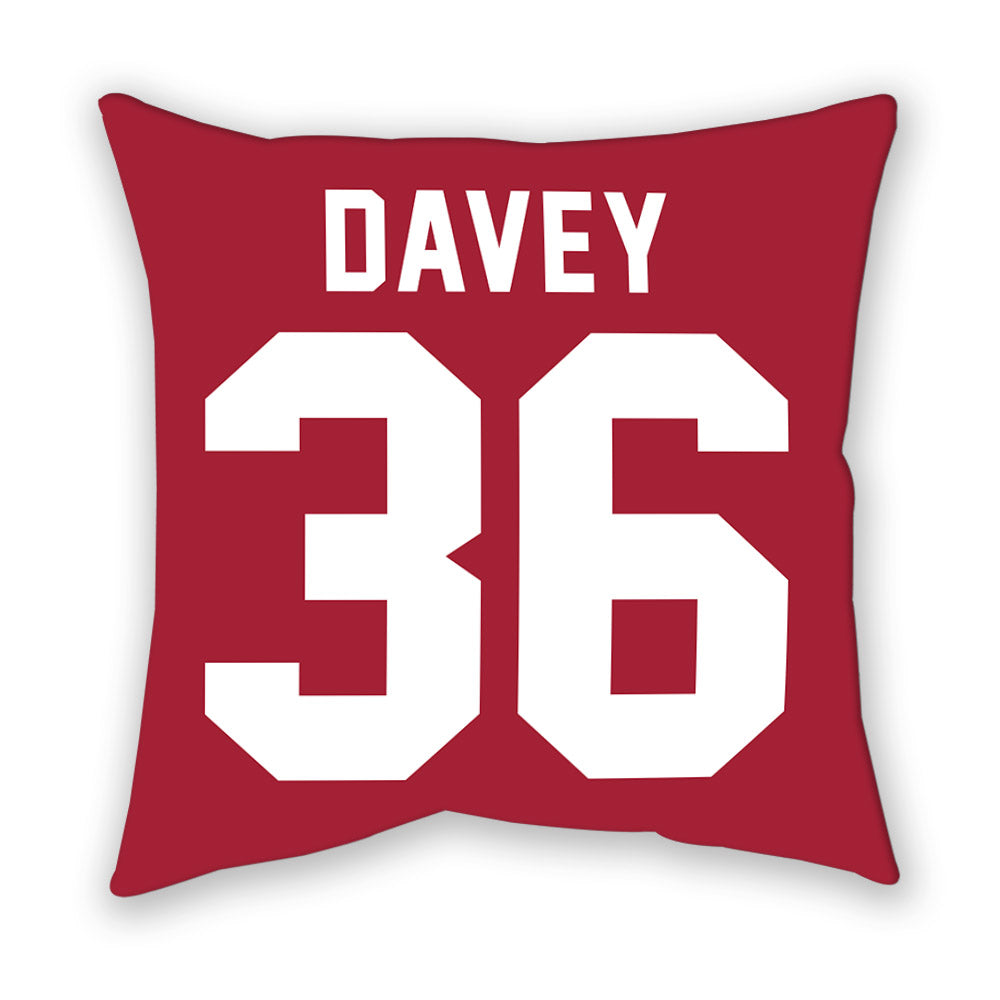 Oklahoma - NCAA Women's Soccer : Emily Davey - Pillow-1