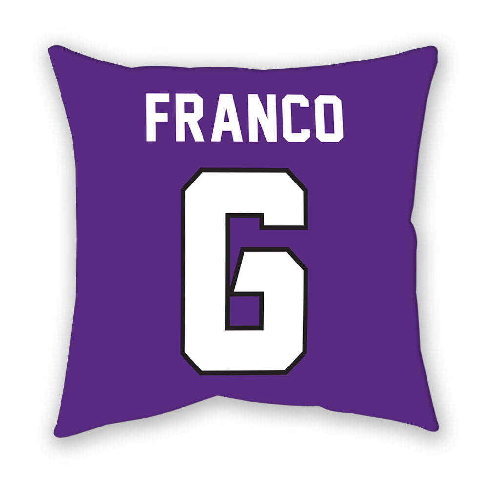TCU - NCAA Baseball : Noah Franco - Pillow-1