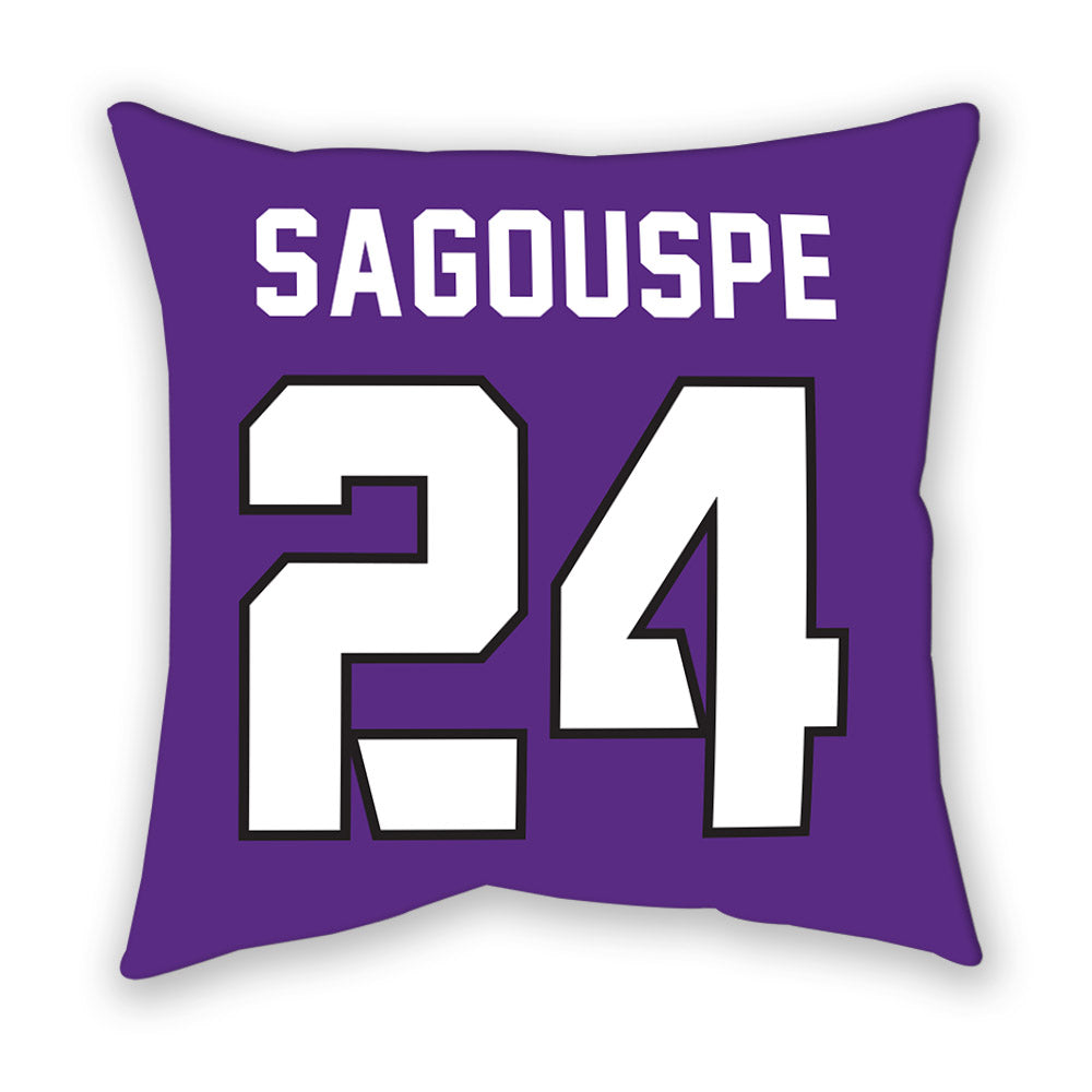 TCU - NCAA Baseball : Tanner Sagouspe - Pillow-1