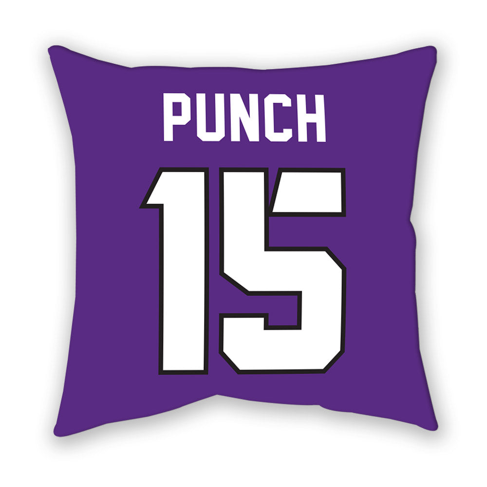TCU - NCAA Men's Basketball : David Punch - Pillow-1