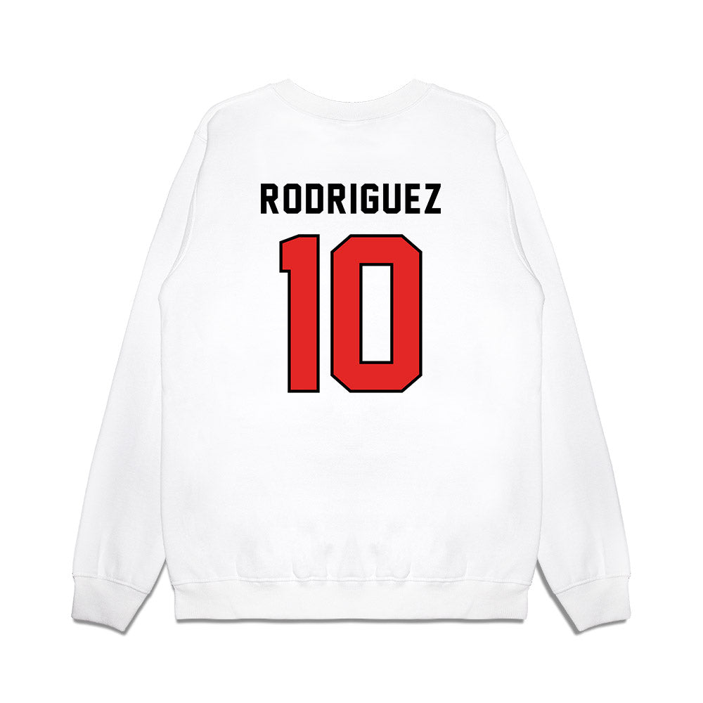 Texas Tech - NCAA Football : Jacob Rodriguez - Heisman Premium Crewneck Sweatshirt-1