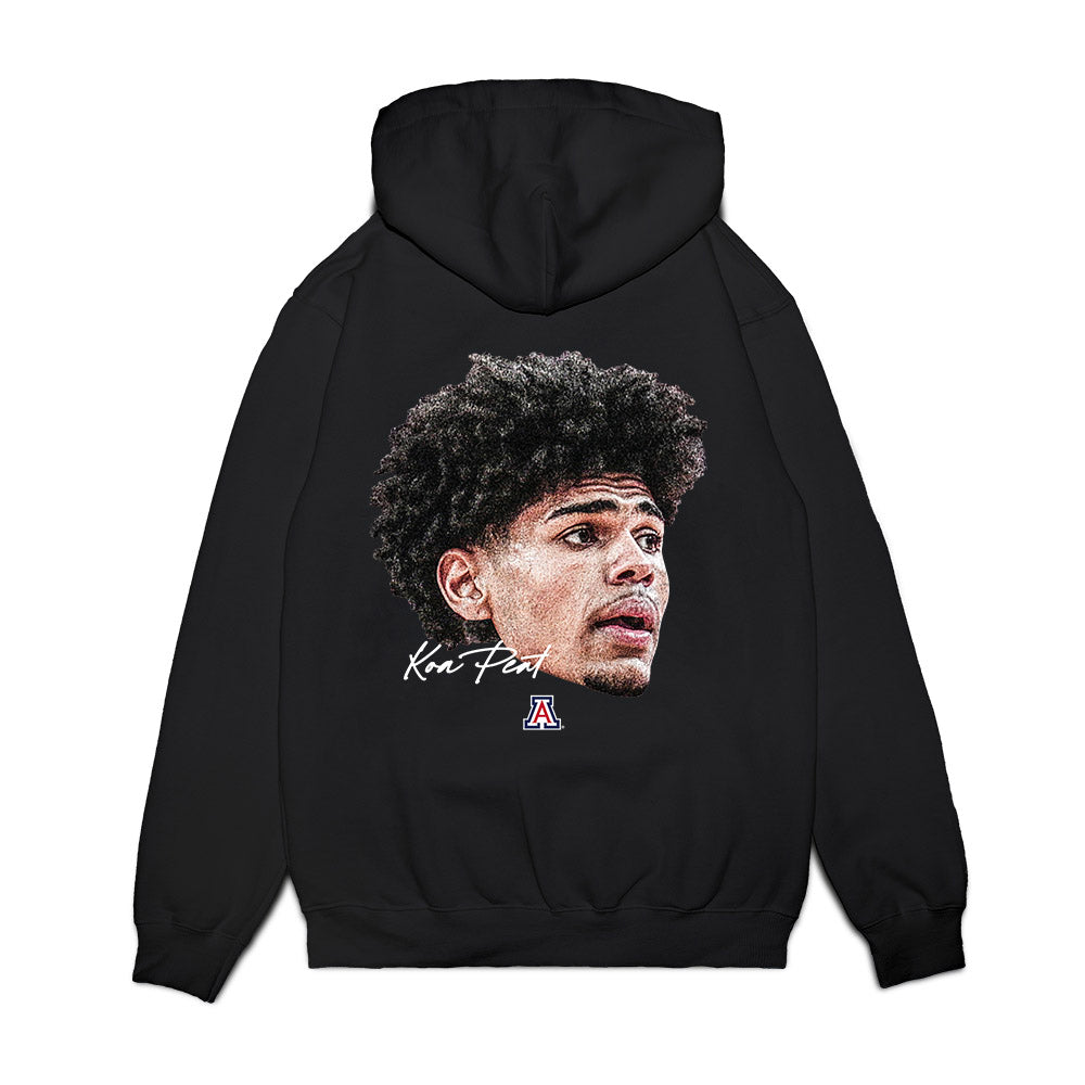 Arizona - NCAA Men's Basketball : Koa Peat - Game Face Premium Hooded Sweatshirt-1