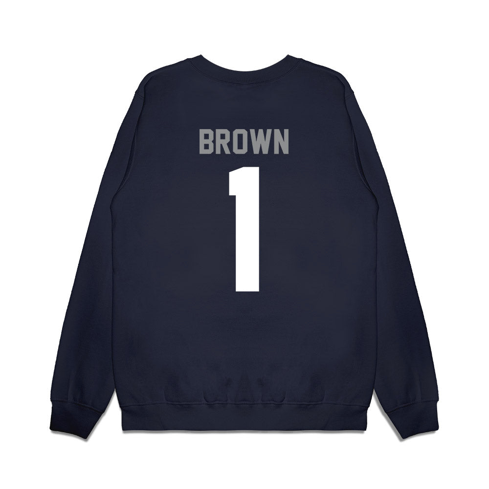 Nevada - NCAA Football : Jordan Brown - Vintage Football Premium Crewneck Sweatshirt-1