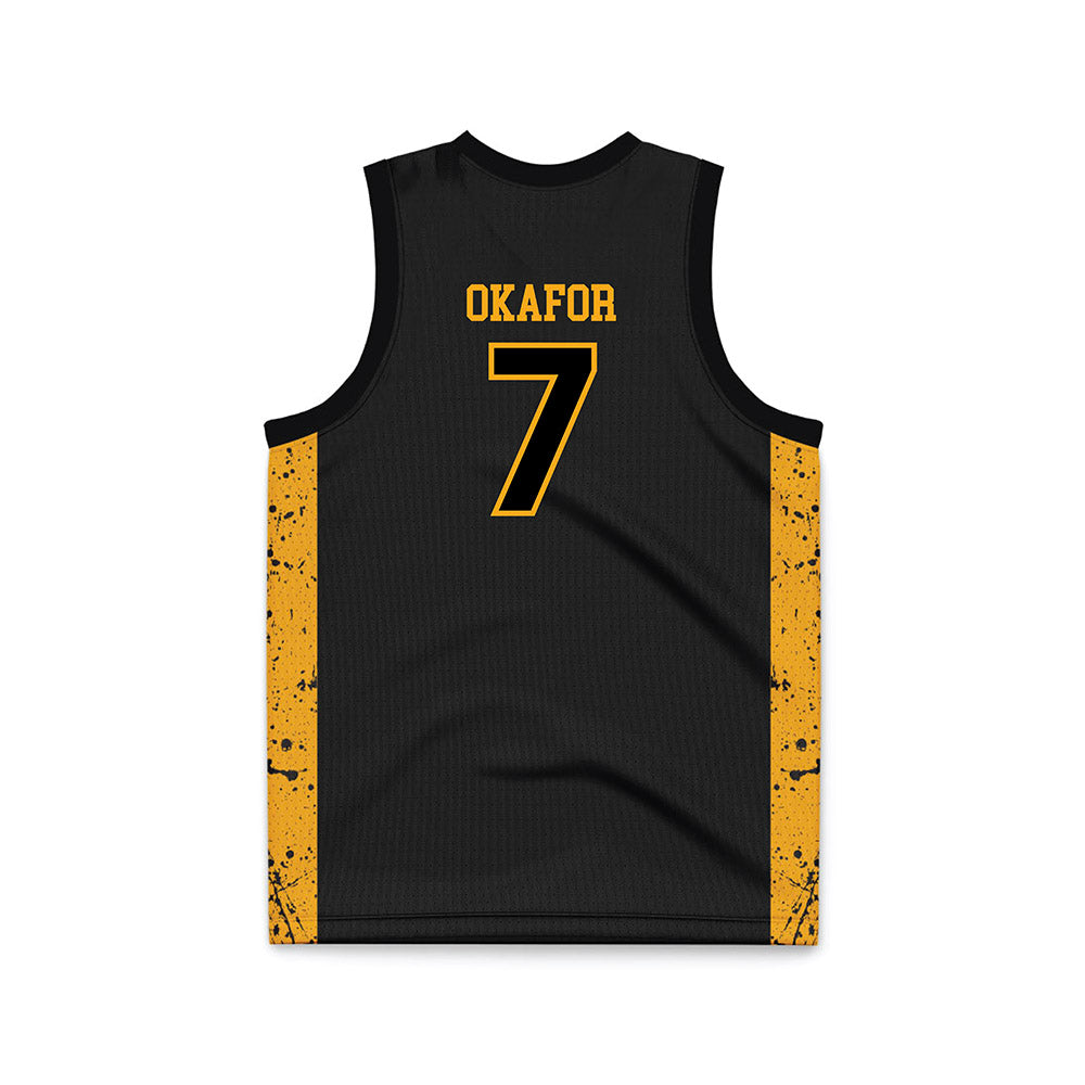 VCU - NCAA Men's Basketball : Obinnaya Okafor - Black Basketball Jersey-1