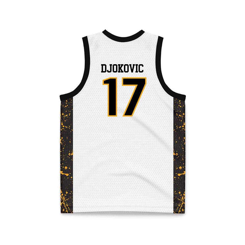 VCU - NCAA Men's Basketball : Lazar Djokovic - White Basketball Jersey-1