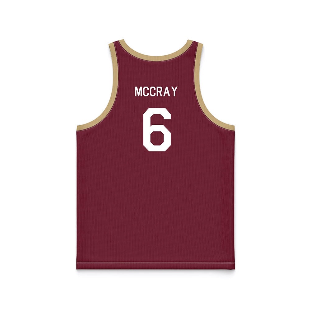 FSU - NCAA Men's Basketball : Robert McCray - Hardwood Reissue Basketball Jersey-1