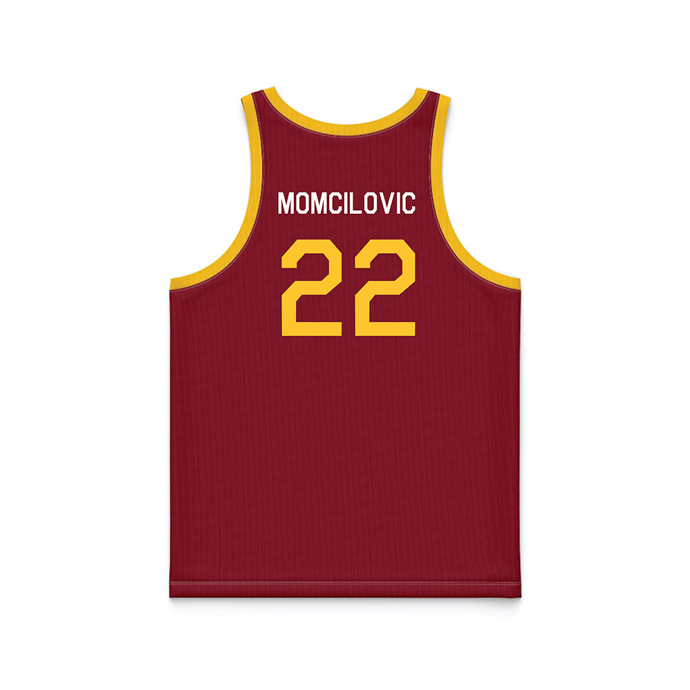 Iowa State - NCAA Men's Basketball : Milan Momcilovic - Hardwood Reissue Basketball Jersey-1