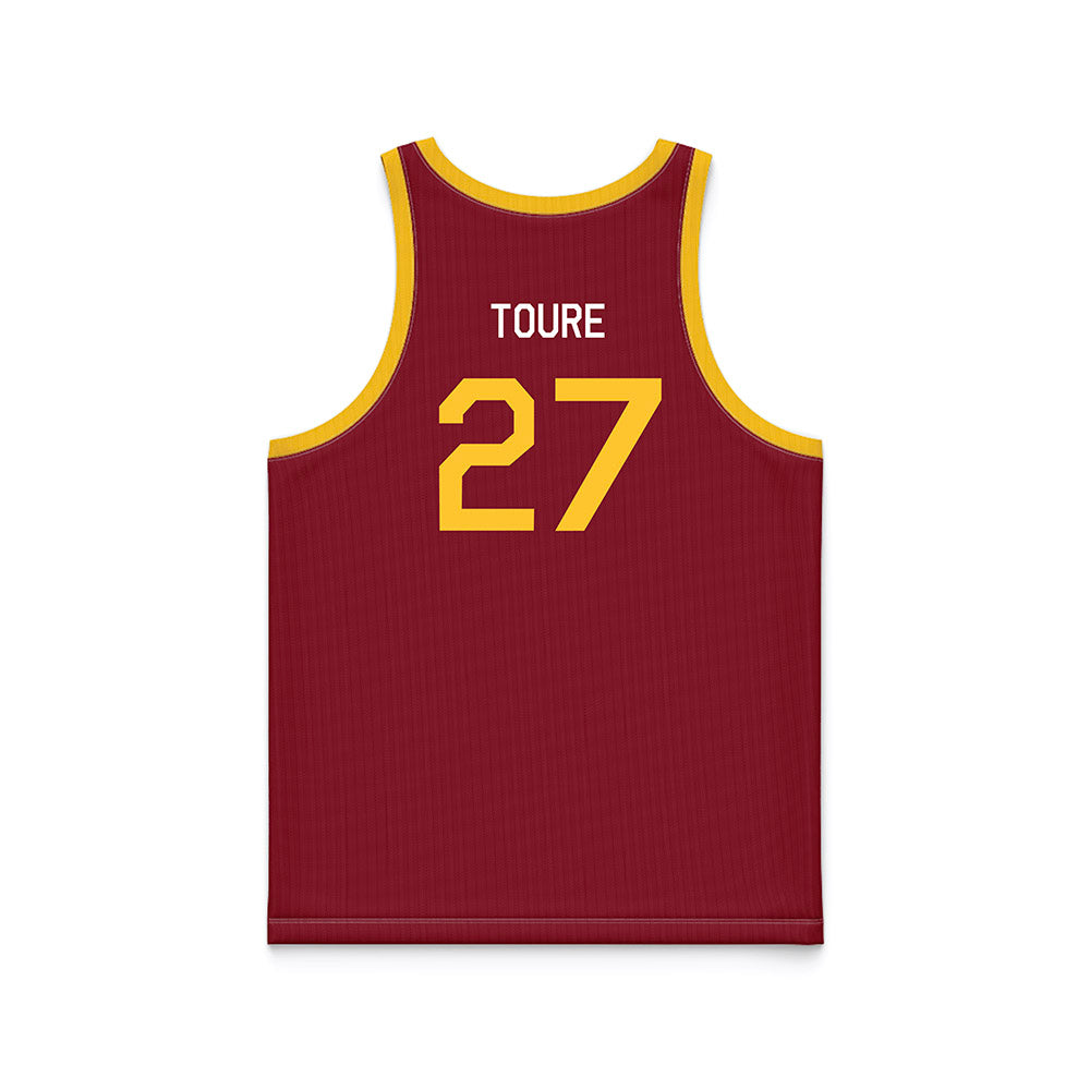 Iowa State - NCAA Men's Basketball : Killyan Toure - Hardwood Reissue Basketball Jersey-1
