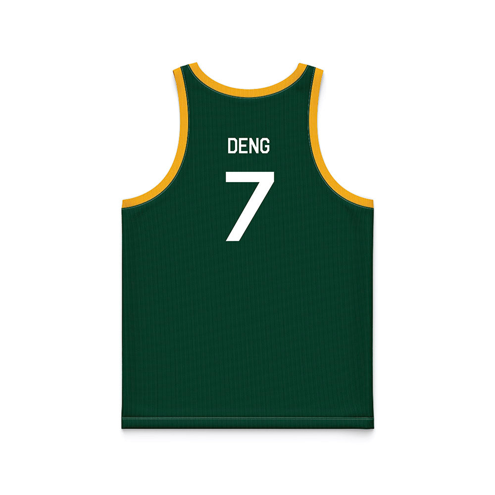 Baylor - NCAA Women's Basketball : Yuting Deng - Green Hardwood Basketball Jersey-1