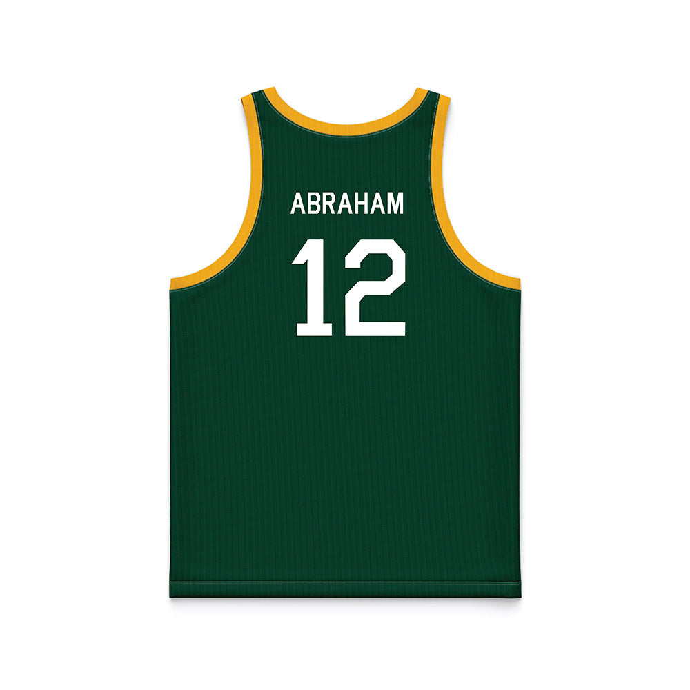 Baylor - NCAA Women's Basketball : Kyla Abraham - Green Hardwood Basketball Jersey-1