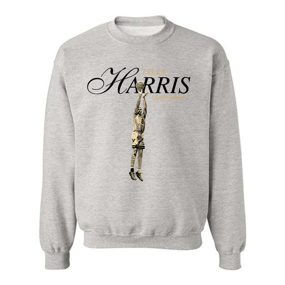 Vanderbilt - NCAA Men's Basketball : Tyler Harris - Legacy Crewneck Sweatshirt-0
