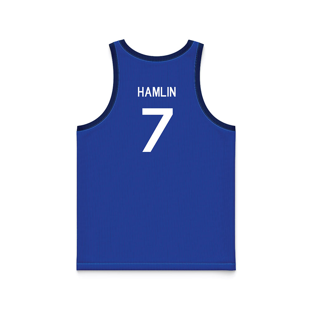 BYU - NCAA Women's Basketball : Olivia Hamlin - Hardwood Reissue Basketball Jersey-1