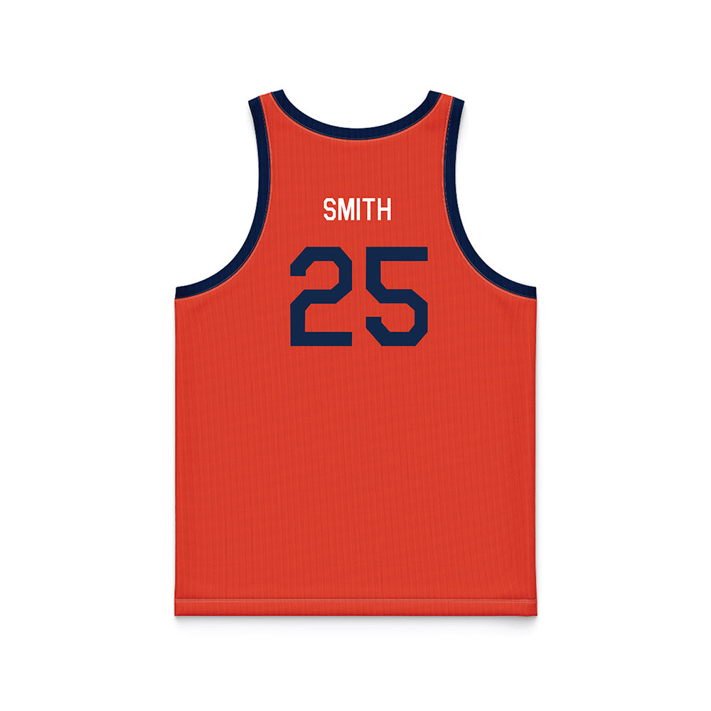 Illinois - NCAA Women's Basketball : Hayven Smith - Orange Hardwood Basketball Jersey-1