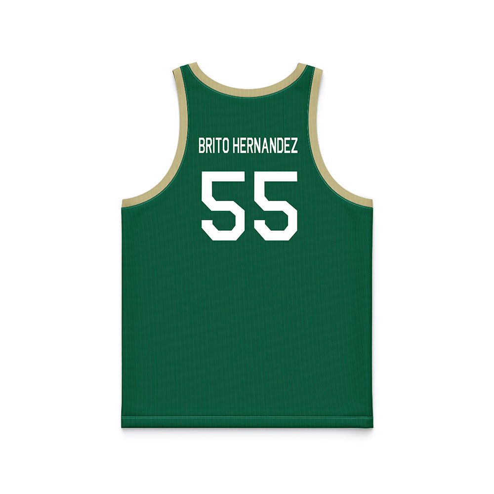 USF - NCAA Women's Basketball : Carla Brito Hernandez - Hardwood Reissue Basketball Jersey-1