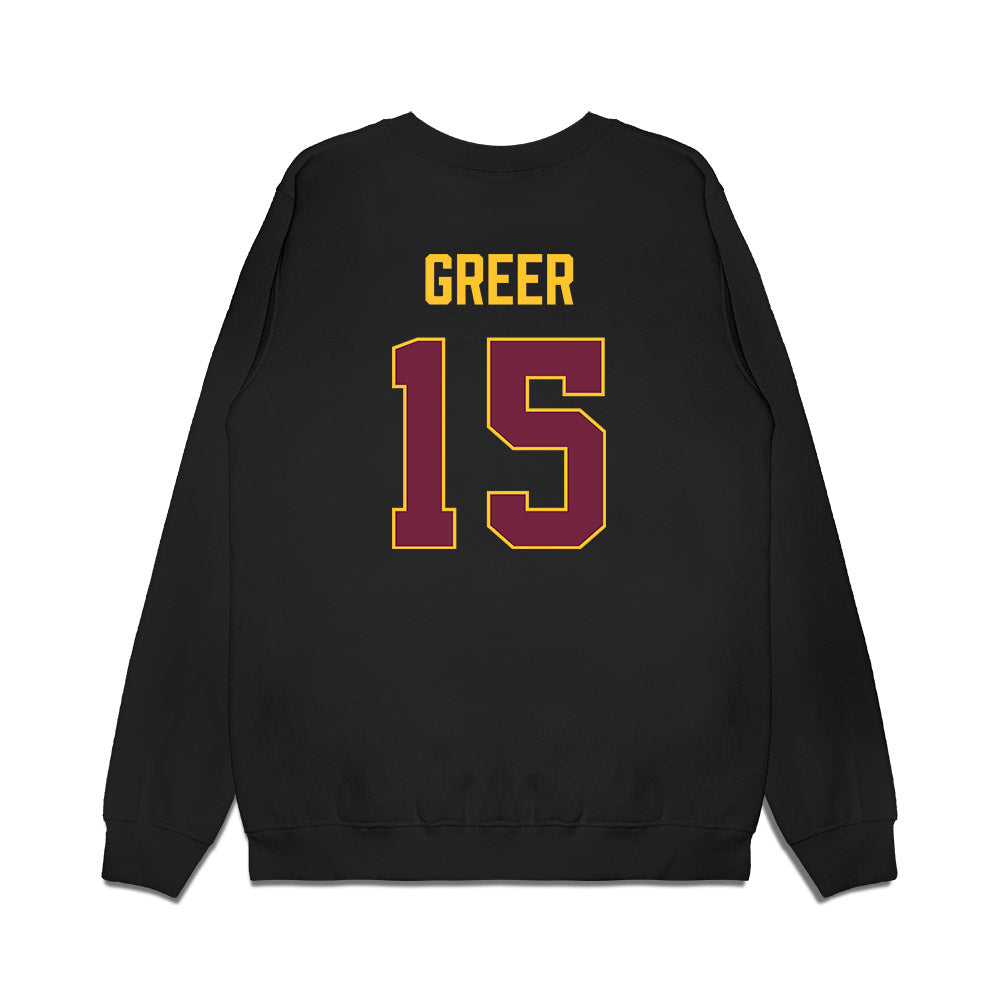 Arizona State - NCAA Women's Basketball : Heavenly Greer - Vintage Basketball Premium Crewneck Sweatshirt-1