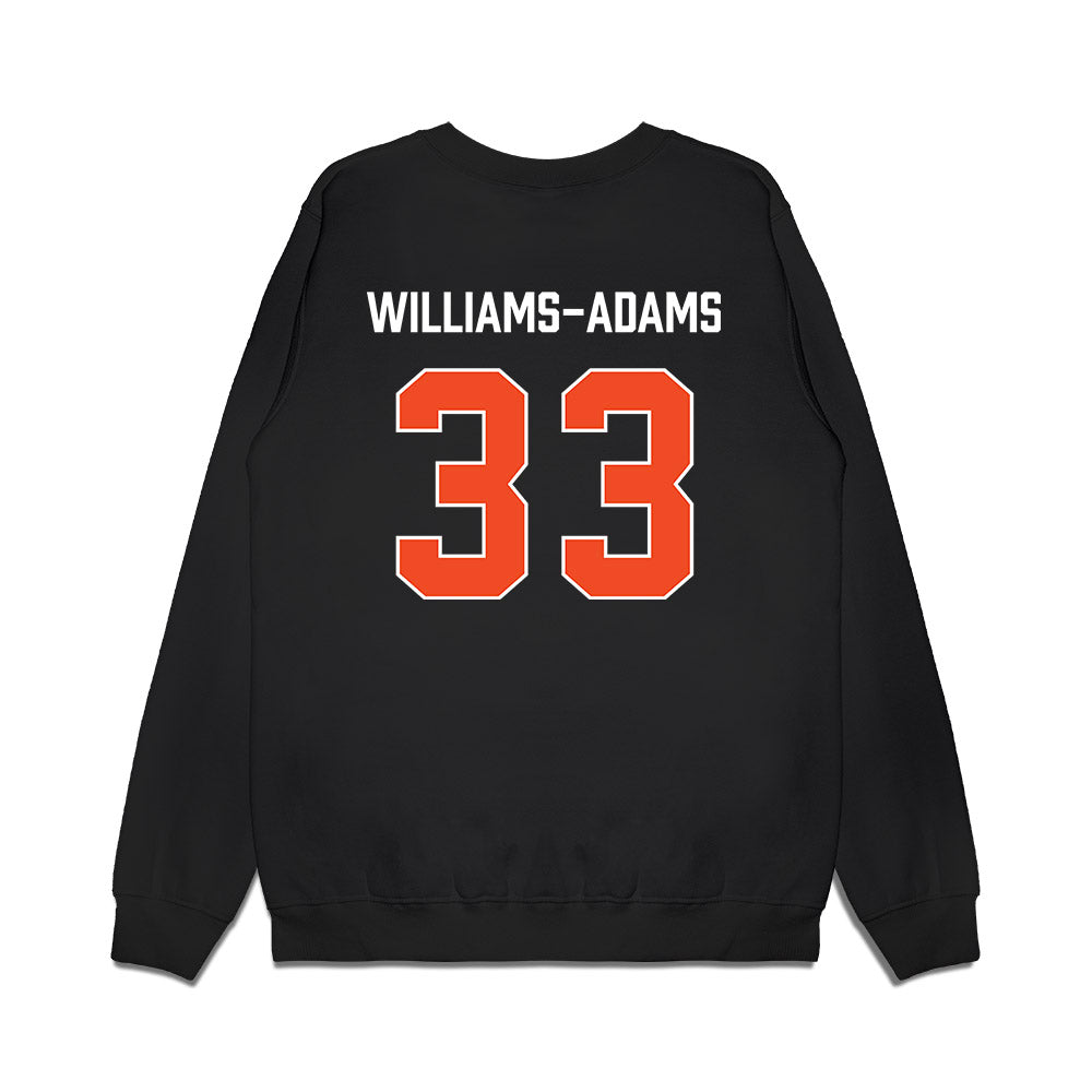 Auburn - NCAA Men's Basketball : Sebastian Williams-Adams - Vintage Shersey Premium Crewneck Sweatshirt-1