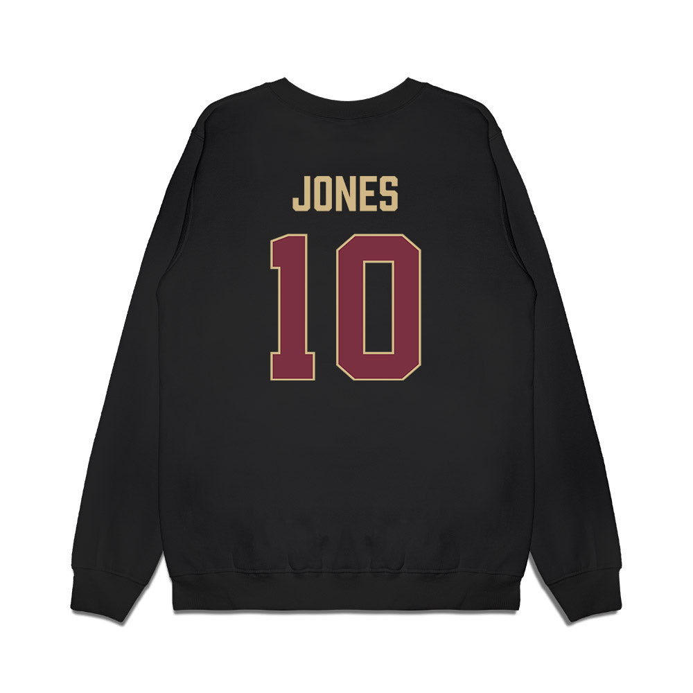 FSU - NCAA Men's Basketball : Lajae Jones - Vintage Shersey Premium Crewneck Sweatshirt-1
