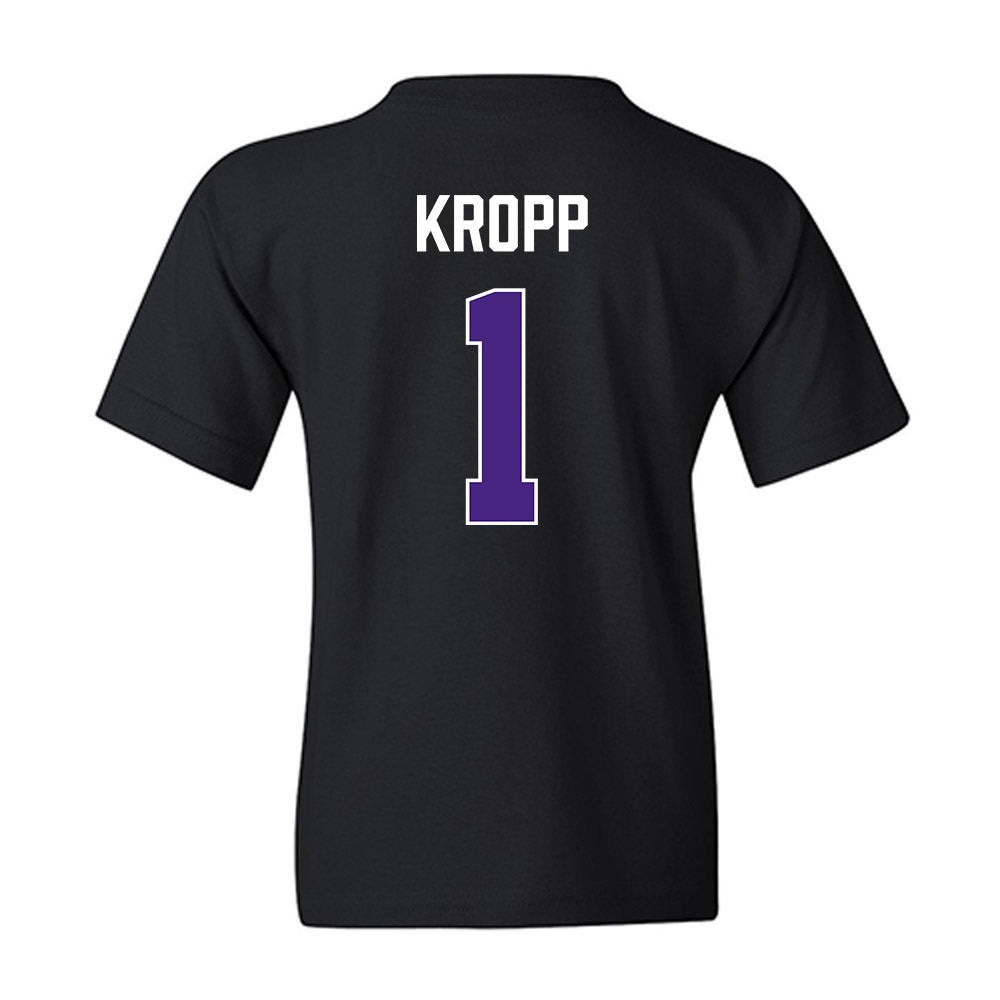 Northwestern - NCAA Men's Basketball : Tyler Kropp - Vintage Shersey Youth T-Shirt-1