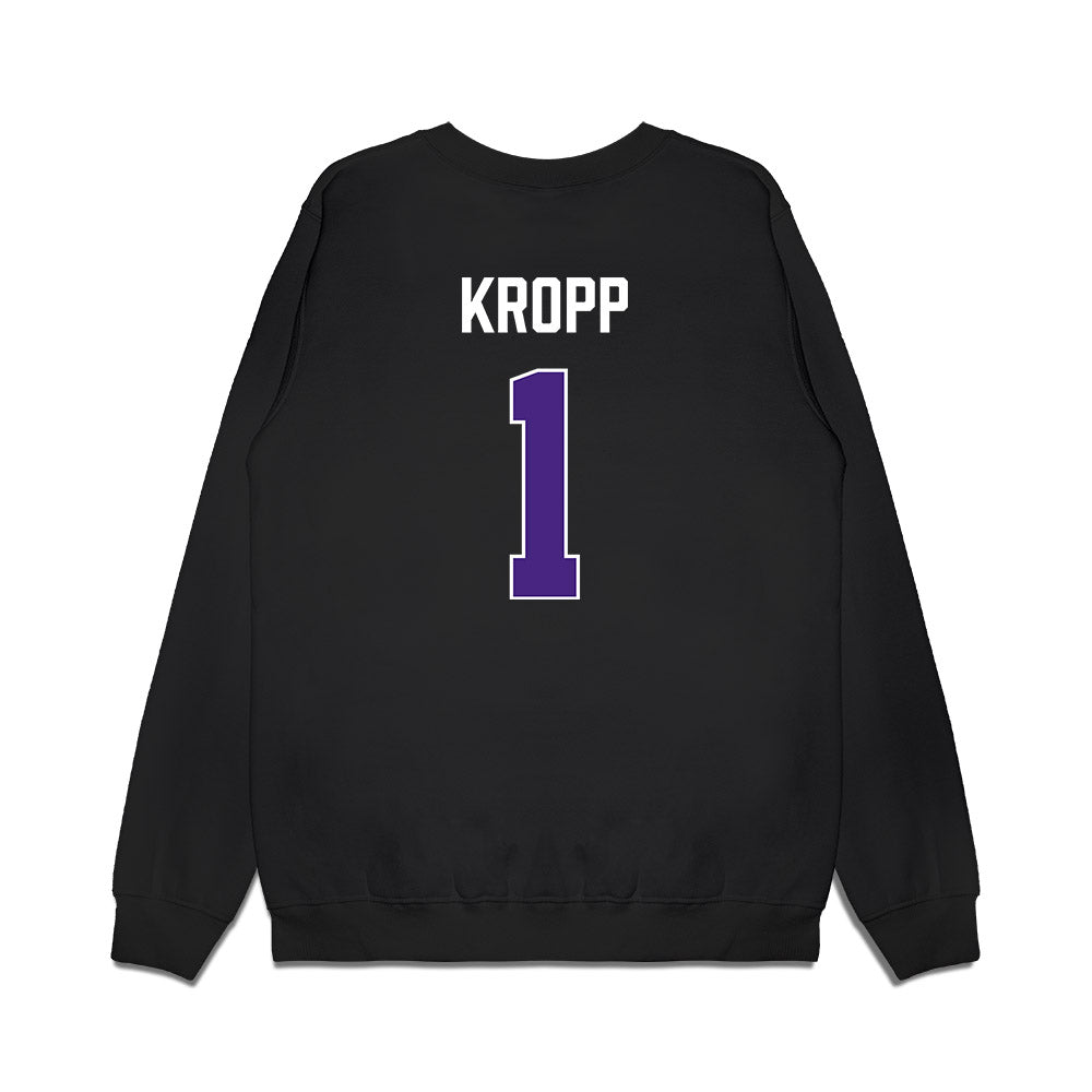 Northwestern - NCAA Men's Basketball : Tyler Kropp - Vintage Shersey Premium Crewneck Sweatshirt-1