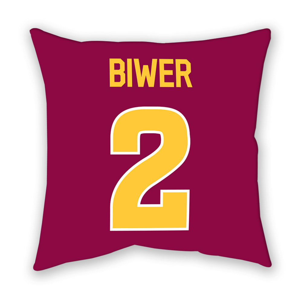Arizona State - NCAA Women's Lacrosse : Keira Biwer - Pillow-1