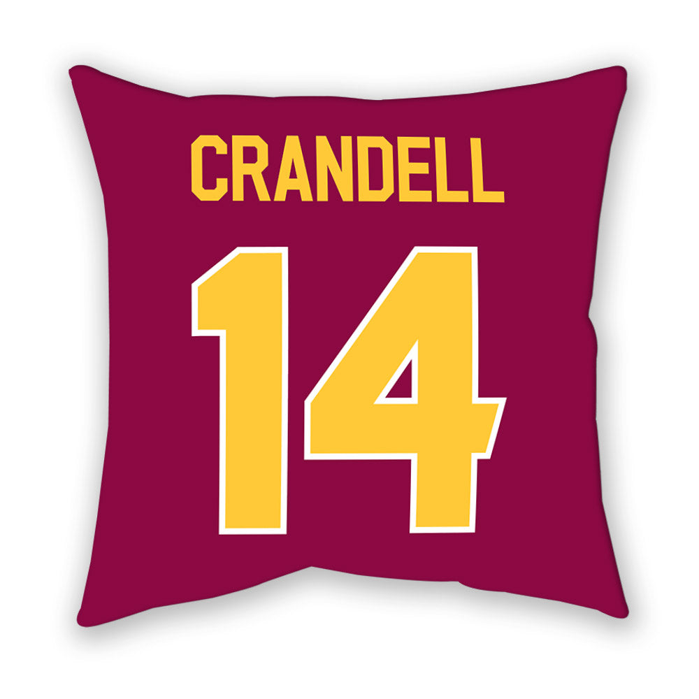Arizona State - NCAA Men's Ice Hockey : Carmelo Crandell - Pillow-1
