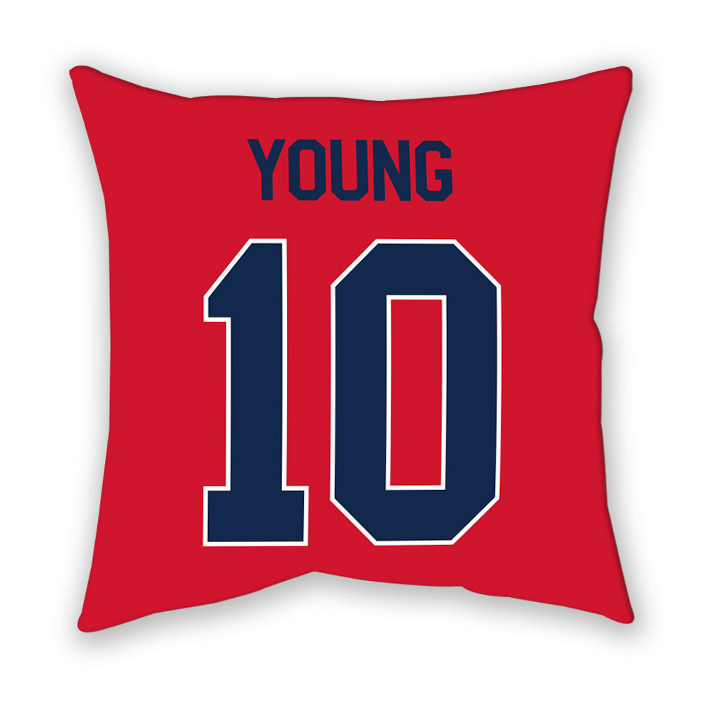 Ole Miss - NCAA Women's Basketball : J'Adore Young - Pillow-1