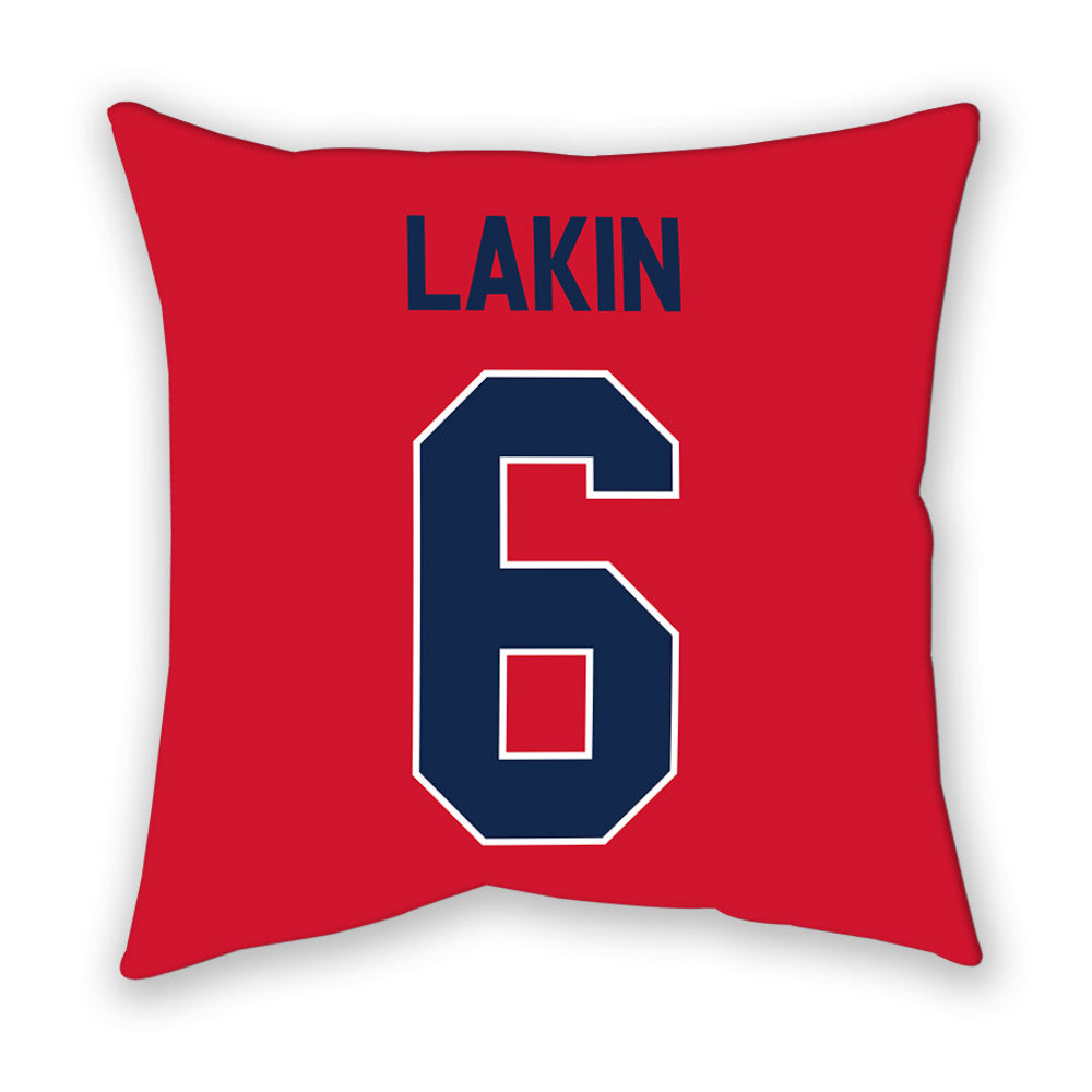 Ole Miss - NCAA Women's Soccer : Katie Lakin - Pillow-1