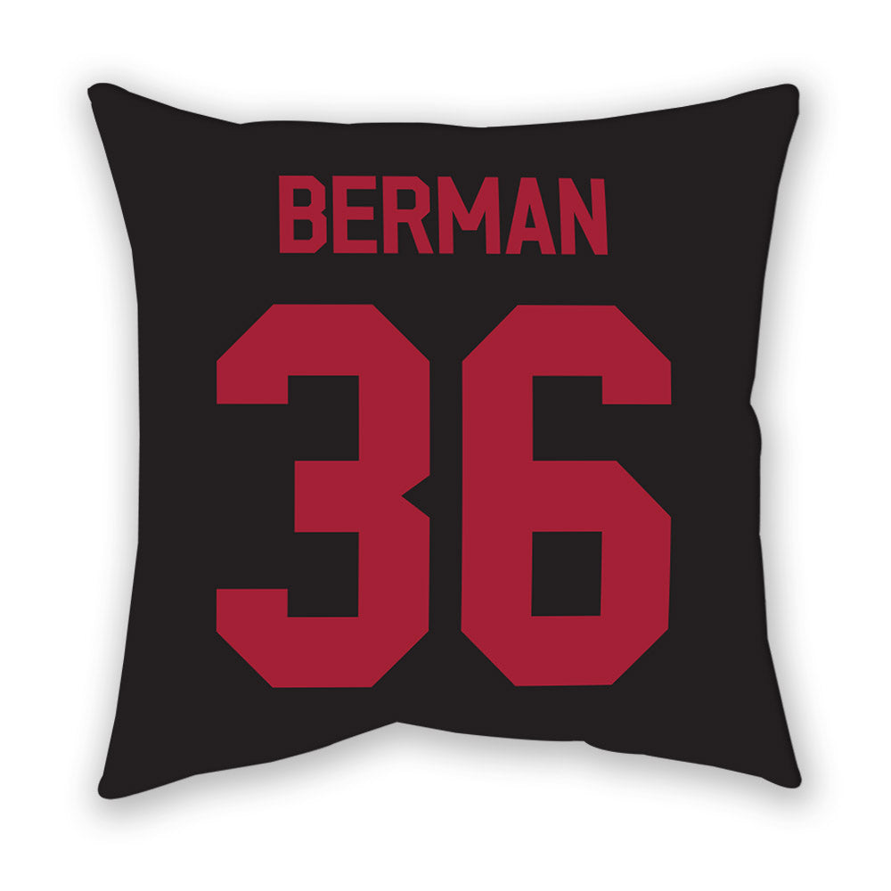Arkansas - NCAA Women's Soccer : Taylor Berman - Pillow-1