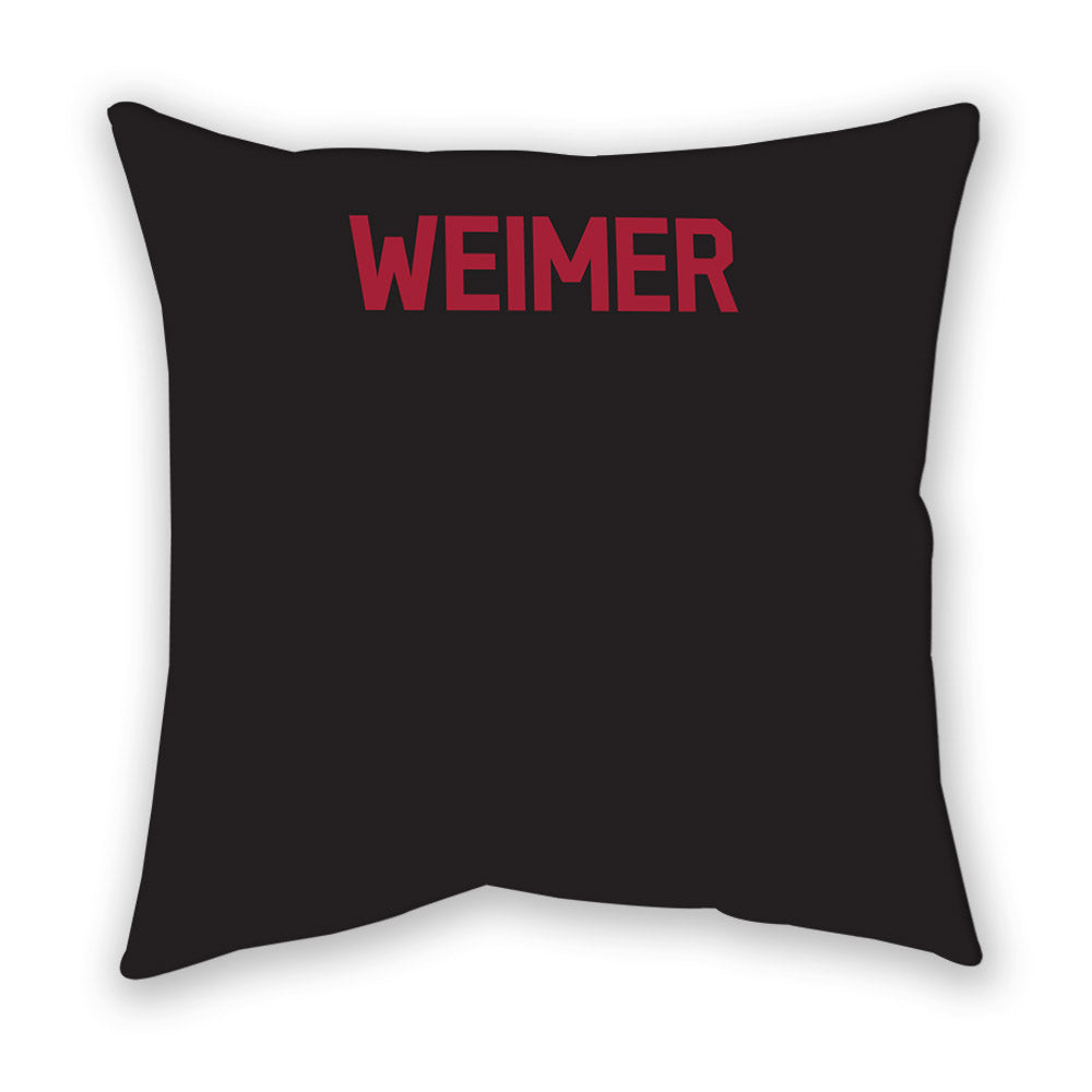 Arkansas - NCAA Women's Track & Field : Bradley Weimer - Pillow-1