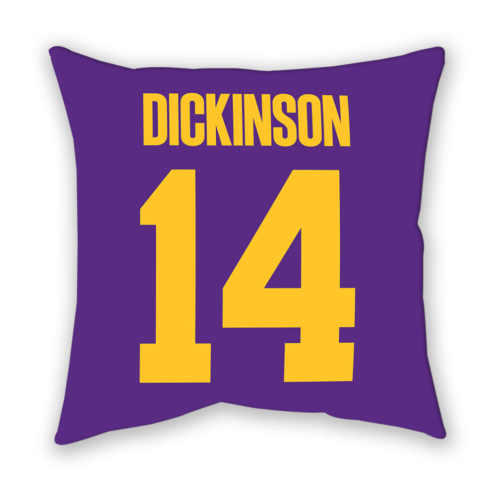 LSU - NCAA Baseball : Daniel Dickinson - Graphic Pillow-1
