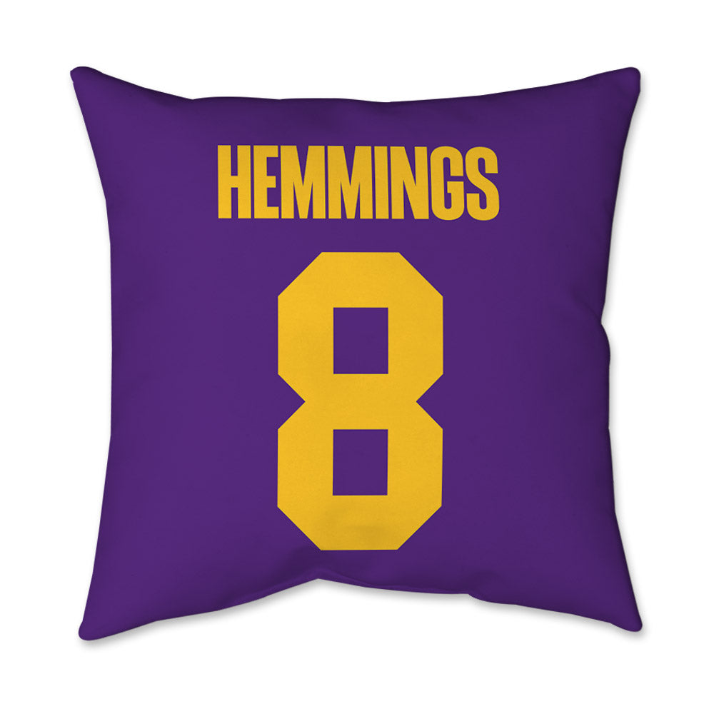 LSU - NCAA Women's Volleyball : Ella Hemmings - Graphic Pillow 16x16-1